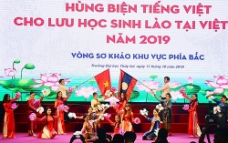 42 đội sinh viên Lào hào hứng tranh tài hùng biện tiếng Việt