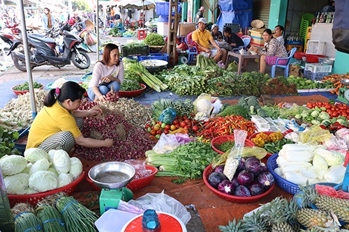 can canh cho tet o lang que viet dam bac nhung day khong khi tet