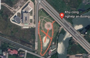 Yêu cầu Công ty Thâm Việt (Trung Quốc) phá bỏ mô hình giống "đường lưỡi bò" trong khuôn viên nhà điều hành