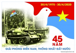 Điện mừng kỷ niệm 45 năm Ngày giải phóng Miền Nam, thống nhất đất nước
