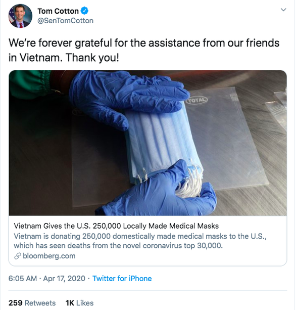 thuong nghi si tom cotton my mai biet on su giup do tu nhung nguoi ban o viet nam