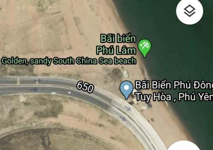 kien nghi viec google maps thong tin sai su that ve bai bien o phu yen