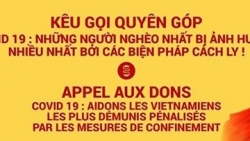 Hội người Việt Nam tại Pháp ủng hộ 12.000 Euro trong đợt 2 giúp Việt Nam chống COVID-19