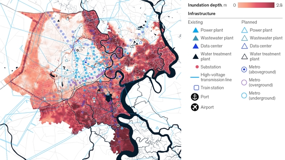 Thành phố Hồ Chí Minh có thể tăng 10 lần nguy cơ ngập lụt đến 2050