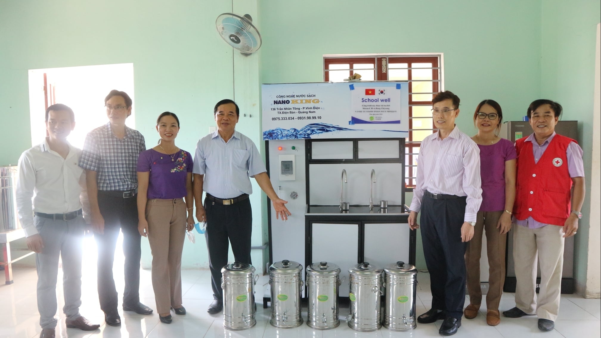 KFHI tài trợ 2 hệ thống nước sạch trị giá 100 triệu đồng cho trường mầm non huyện Hiệp Đức, tỉnh Quảng Nam