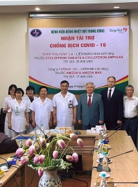 nga va ukraina tai tro thuoc tri gia hon 40000 usd giup benh vien nhiet doi trung uong ha noi dieu tri covid 19