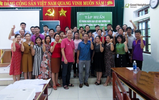 gni to chuc tap huan phong ngua bao luc hoc duong cho 34 can bo tai huyen vinh loc tinh thanh hoa