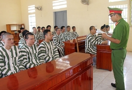 Phổ biến kiến thức pháp luật lồng ghép học nghề tại Trại tạm giam tỉnh Điện Biên