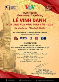 Người Việt 5 châu lục tham gia Lễ vinh danh con cháu vua Hùng toàn cầu 2020 