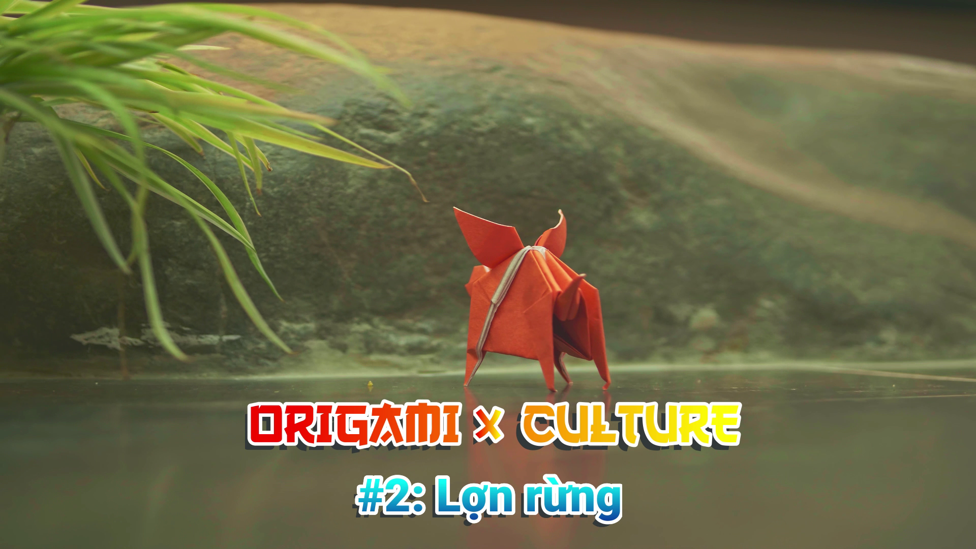 gioi thieu ve cach gap chu lon rung trong chuoi chuong trinh online origami x culture