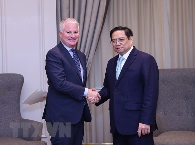 Thủ tướng tiếp lãnh đạo quỹ đầu tư, tập đoàn kinh tế Hoa Kỳ | Chính trị | Vietnam+ (VietnamPlus)