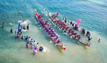 Lý Sơn rộn ràng chuẩn bị Lễ hội đua thuyền tứ linh đầu xuân Tân Sửu