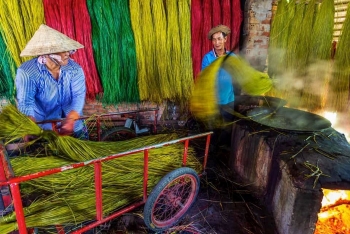 Chuyện về làng chiếu hơn 300 năm tuổi ở giữa ba sông