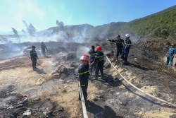 Đà Nẵng: Liên tiếp xảy ra cháy rừng trên núi Sơn Trà