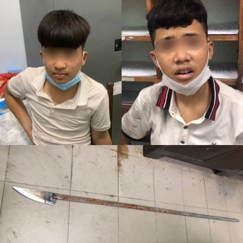 Đà Nẵng: Nổ súng trấn áp nhóm đối tượng mang phóng lợn chống đối lực lượng chức năng