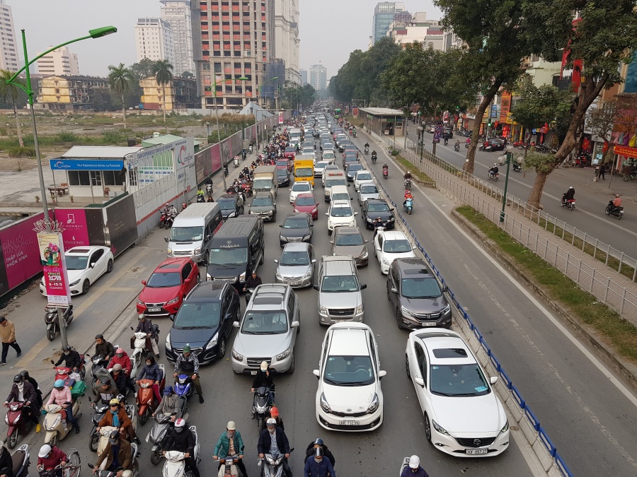 ha noi se thu phi phuong tien vao noi do vao nam 2030