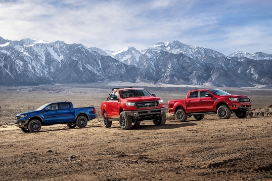 ford ranger duoc vinh danh la chiec xe dam chat my nhat