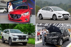 Toàn thị trường ô tô sụt giảm mạnh trong tháng 