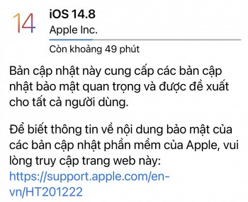 apple tung ban cap nhat ios 148 va loi bao mat nghiem trong