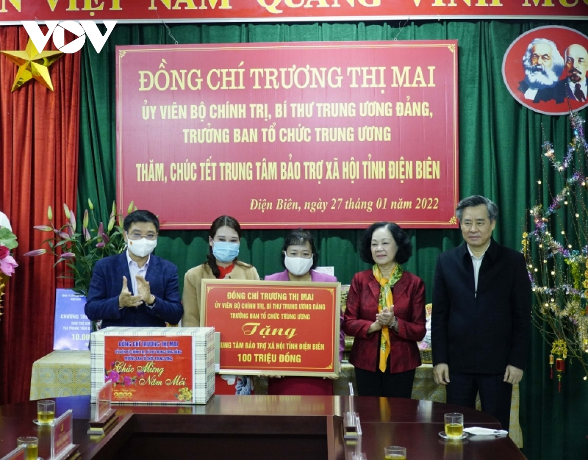 Trưởng Ban Tổ chức Trung ương làm việc với lãnh đạo chủ chốt tỉnh Điện Biên