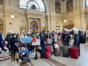 Đại sứ quán Việt Nam tại Hungary tiếp nhận 290 người Việt từ Ukraine tới lánh nạn