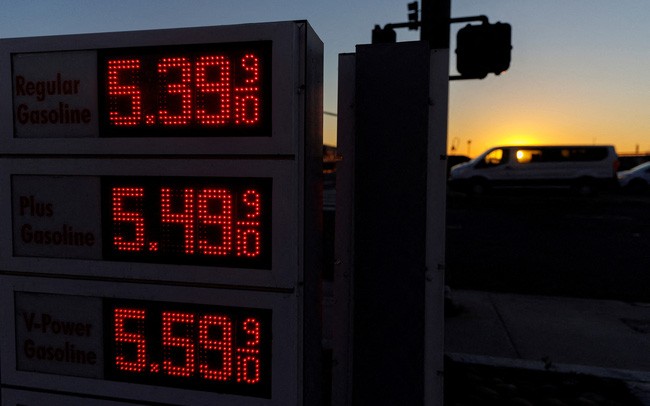 AAA: Giá xăng tại Mỹ tăng lên mức cao nhất kể từ năm 2008