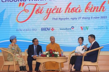 Thái Nguyên: Giao lưu nghệ thuật “Tôi yêu hòa bình” giúp nâng cao nhận thức trong thế hệ trẻ Thái Nguyên: Giao lưu nghệ thuật “Tôi yêu hòa bình” giúp nâng cao nhận thức trong thế hệ trẻ