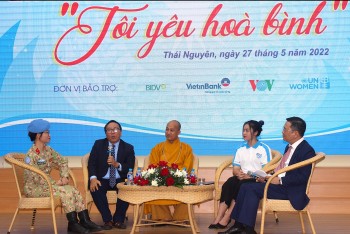 Thái Nguyên: Giao lưu nghệ thuật “Tôi yêu hòa bình” giúp nâng cao nhận thức trong thế hệ trẻ