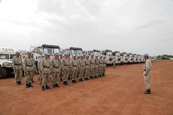 Đội Công binh Việt Nam triển khai nhiệm vụ khẩn cấp khi vừa đến Abyei