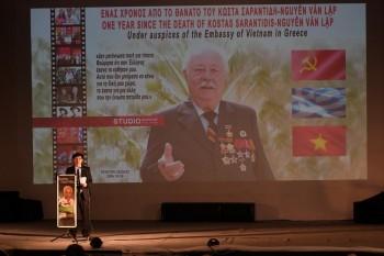 Kỷ niệm ngày mất của Anh hùng Lực lượng Vũ trang Việt Nam Kostas Sarantidis Nguyễn Văn Lập