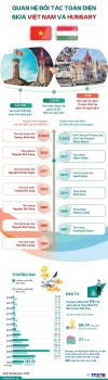 [Infographics] Quan hệ Đối tác toàn diện giữa Việt Nam và Hungary