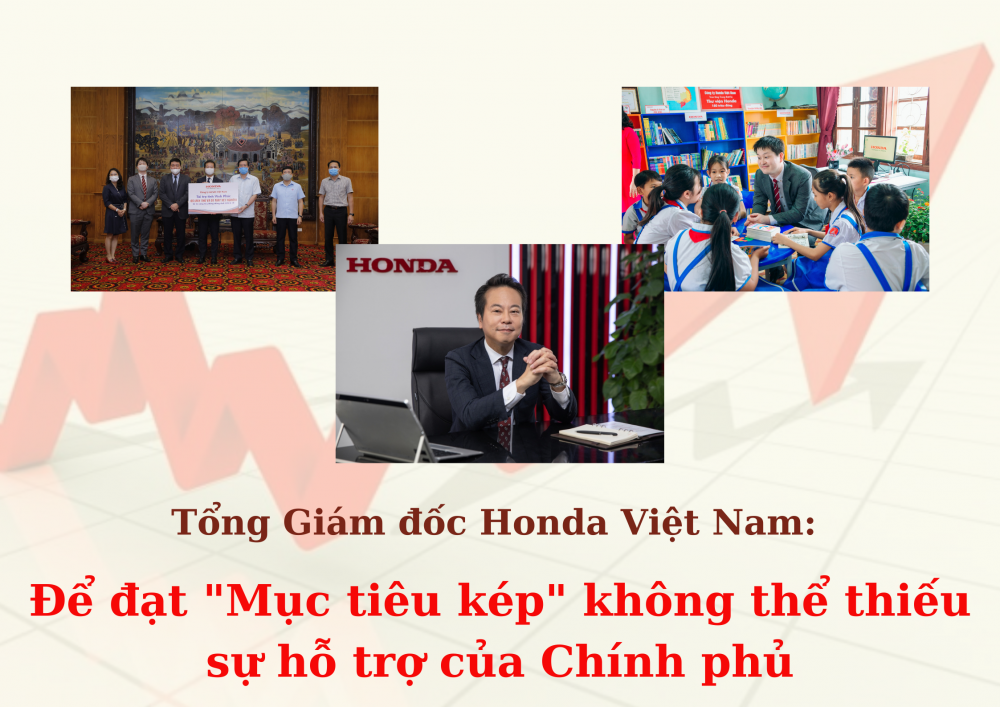 Tổng Giám đốc Honda Việt Nam: Để đạt "Mục tiêu kép" không thể thiếu sự hỗ trợ của Chính phủ