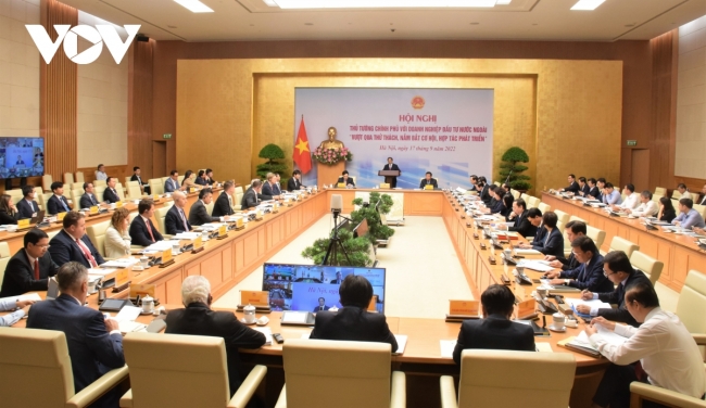 Hội nghị Thủ tướng Chính phủ với doanh nghiệp đầu tư nước ngoài