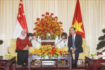 TP Hồ Chí Minh và Singapore tăng cường hợp tác trong lĩnh vực đầu tư