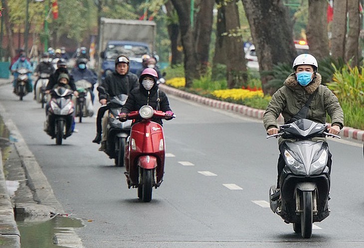 Hà Nội trời rét - Ảnh minh họa.