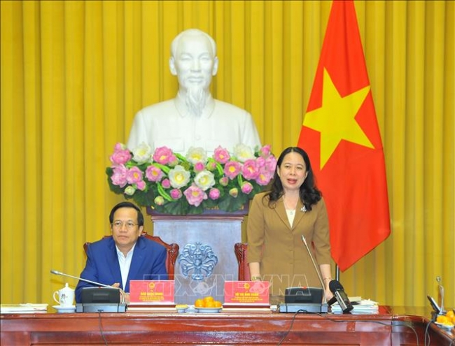 Phó Chủ tịch nước Võ Thị Ánh Xuân họp Hội đồng Bảo trợ Quỹ Bảo trợ trẻ em Việt Nam