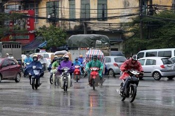 du bao thoi tiet 1712 bac bo don khong khi lanh troi co mua nho rai rac