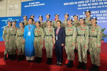 Lực lượng mũ nồi xanh Việt Nam thể hiện khả năng thích ứng nhanh tại các phái bộ