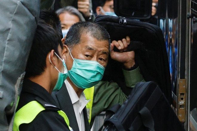 Trùm truyền thông Hong Kong Jimmy Lai bị bắt lại vì nghi ngờ hỗ trợ một vụ đào tẩu