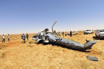 Hé lộ video Nga sơ tán Mi-35 gặp nạn về căn cứ