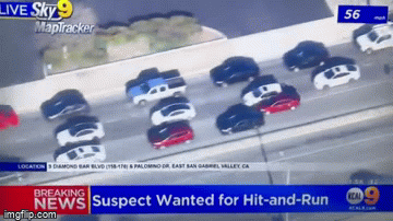 Camera giao thông: Cảnh sát Mỹ truy đuổi ô tô vi phạm gây cấn như phim