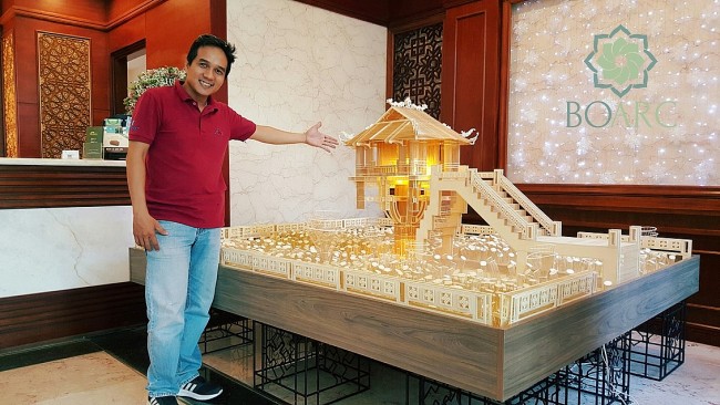 Kiến trúc sư tái hiện các công trình đặc sắc của Việt Nam qua tăm giang