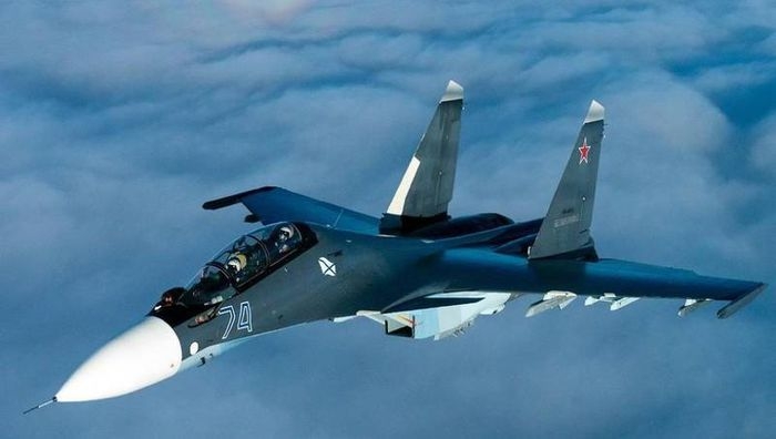 Su-30SM của Hải quân Nga ném bom chính xác các mục tiêu ở độ cao đến 2 km
