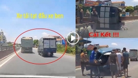 tin tuc tai nan giao thong tngt nong nhat chieu 177 tat dau xe ben xe tai bi dam bay khoang lai