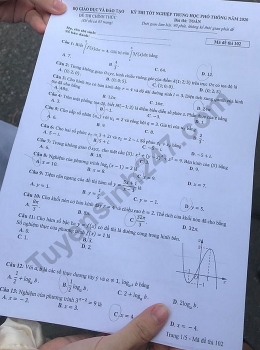 goi y dap an mon toan ma de 102 thi tot nghiep thpt quoc gia 2020