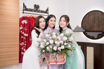 Ba nàng hậu Đỗ Mỹ Linh, Ngọc Hân, Phương Nga đọ sắc với áo dài