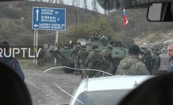 Cận cảnh trang bị hùng hậu của lực lượng gìn giữ hòa bình Nga tại Nagorno-Karabakh