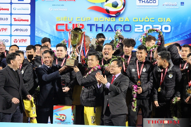 Hà Nội giành chức vô địch Siêu Cúp QG 2020