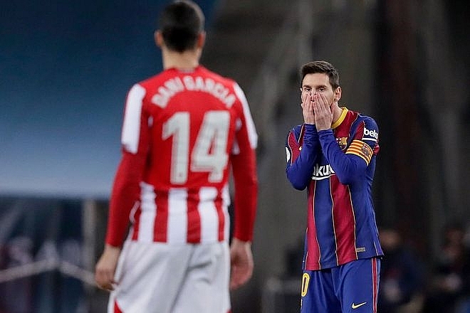 Messi chính thức nhận án phạt vì đánh nguội cầu thủ Athletic Bilbao
