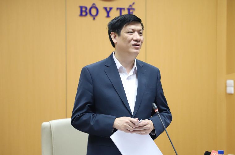 Bộ trưởng Bộ Y tế Nguyễn Thanh Long phát biểu tại Hội nghị ngày 20/1. (Ảnh: Đỗ Thoa)
